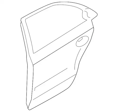 дверь 770043K010 HYUNDAI