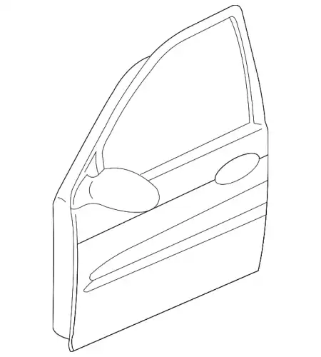 Дверь пер. лев. 760034D010 HYUNDAI