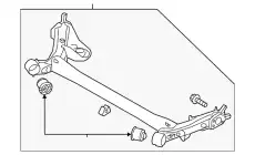 траверса подвески 551002V501 HYUNDAI