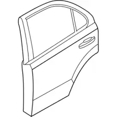 панель двери/panel assy-rr dr rh 770043E111 MOBIS