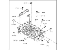 Головка блока 221002B002 HYUNDAI