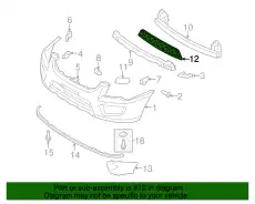 Решетка бампера KIA 865611F500