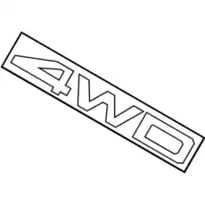 863413W000 Эмблема AWD KIA