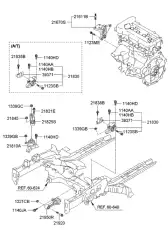 216702B000 Кронштейн опоры двигателя KIA
