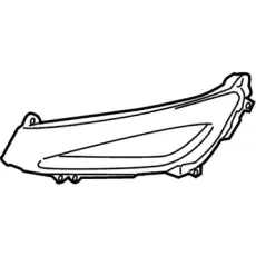  ОБЛИЦОВКА ПРОТИВОТУМАННОЙ ФАРЫ 865512T020 KIA