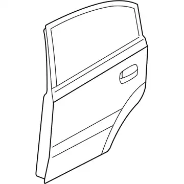 дверь 770041G220 KIA