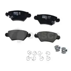 Тормозные колодки дисковые OSSCA 12562