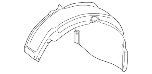 Подкрылок VAG 1K5805978B