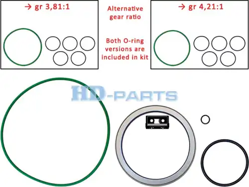 Кольцо уплотнительное автомобильное HD-PARTS 309918