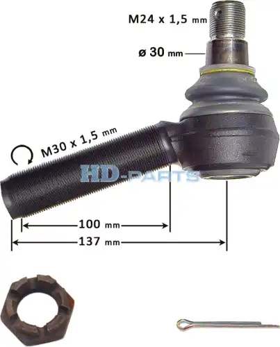 Рулевой наконечник HD-PARTS 307008