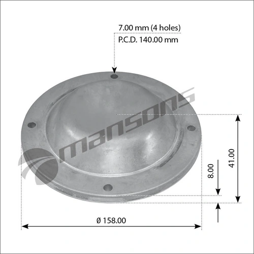 Крышка ступицы MANSONS 200.032