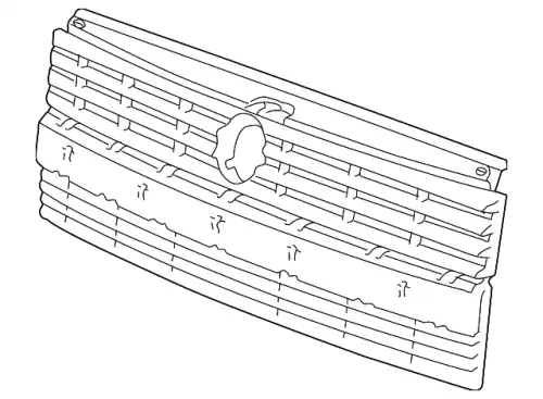 Решетка радиатора VAG 701 853 653 E 01C