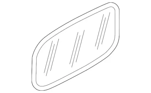 Зеркальный элемент 7L6 857 521 VAG