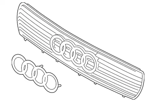 Решетка радиатора VAG 8G0 853 651 G 2ZZ