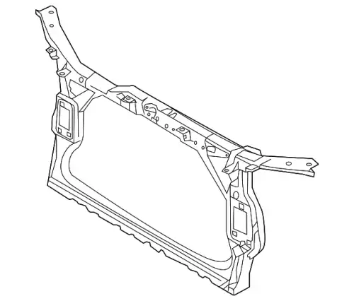 8R0 805 594 C Панель радиаторов VAG