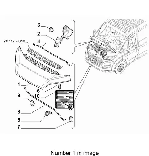 КАПОТ 1380670080 FIAT