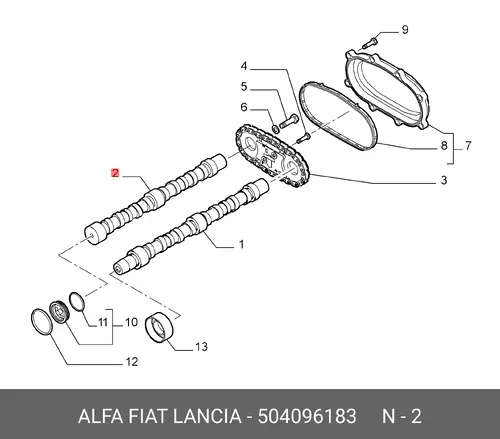 Распредвал FIAT 504096183