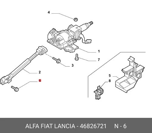 ВИНТ М10X35 46826721 FIAT