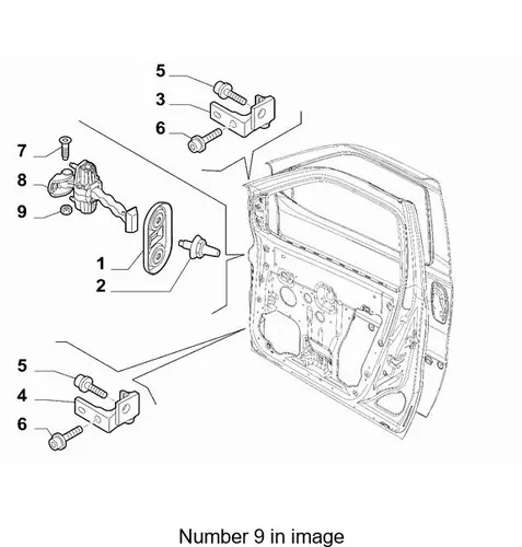 Гайка 12578118 FIAT