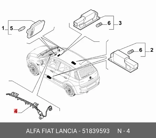 дверь 51839593 FIAT