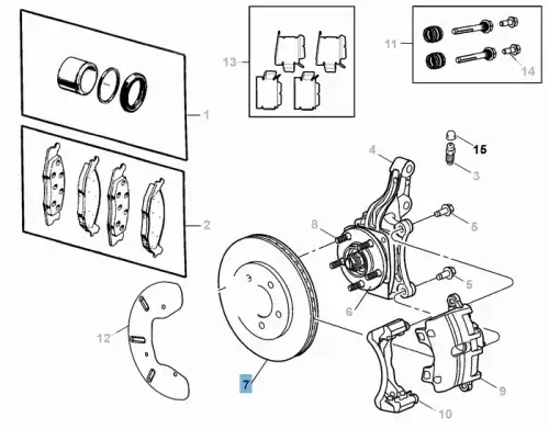 Тормозной диск FIAT K04779783AB