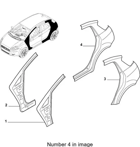 Крыло FIAT 71754199