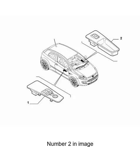 пепельница 735500049 FIAT