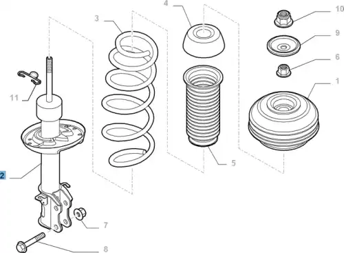 Рулевая рейка FIAT 51861116