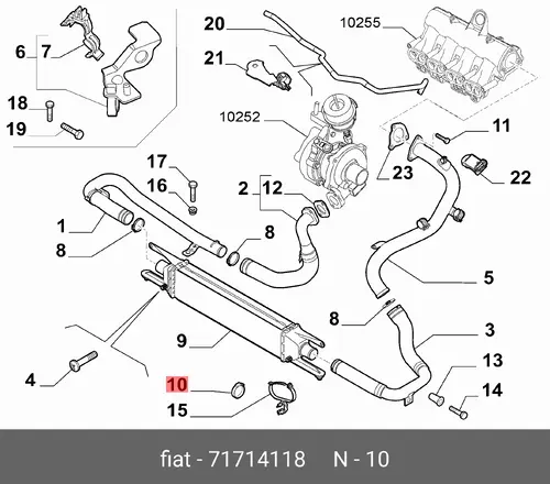 ХОМУТ FIAT 71714118