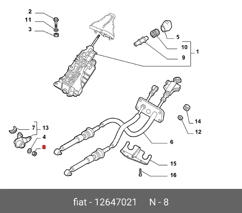 ШАЙБА 12647021 FIAT