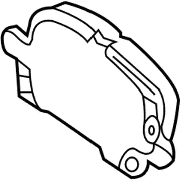 Тормозные колодки дисковые GM 13356286