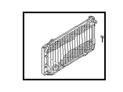 Radiator, engine cooling 2146054A00 NISSAN