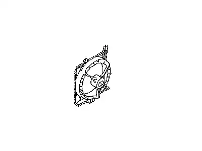 Fan, radiator 214834B100 NISSAN