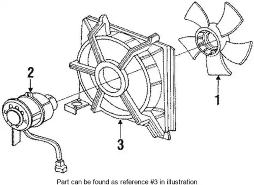 Fan, radiator 19015PT0003 HONDA