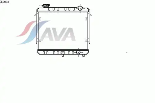 Радиатор кондиционера (конденсатор) AVA JE2033