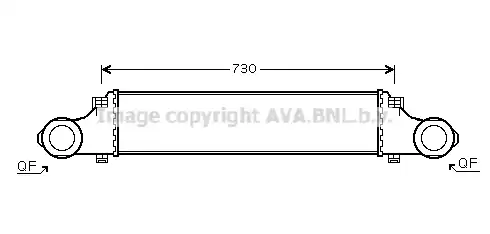 Интеркулер AVA MSA4354