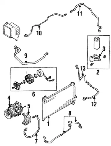 Осушитель кондиционера MAZDA BC1M61500A