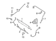 Компрессор, кондиционер F15161450A MAZDA