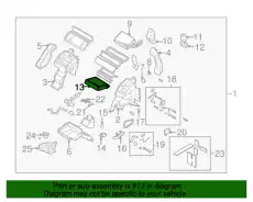 Evaporator, air conditioning GJYA61J1ZB MAZDA