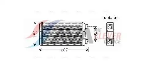 Радиатор печки AVA RTA6457