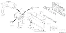 Dryer, air conditioning 73411SA000 SUBARU