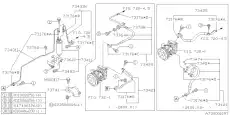 Dryer, air conditioning 73410FC010 SUBARU