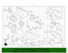 Expansion Valve, air conditioning 30767018 VOLVO