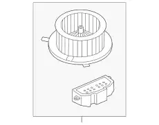 мотор печки Audi 3C1820015R VAG