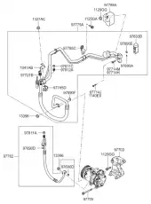 Expansion Valve, air conditioning 976262G000 HYUNDAI