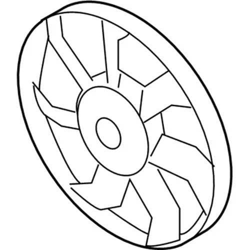 Fan, radiator 252312F000 HYUNDAI