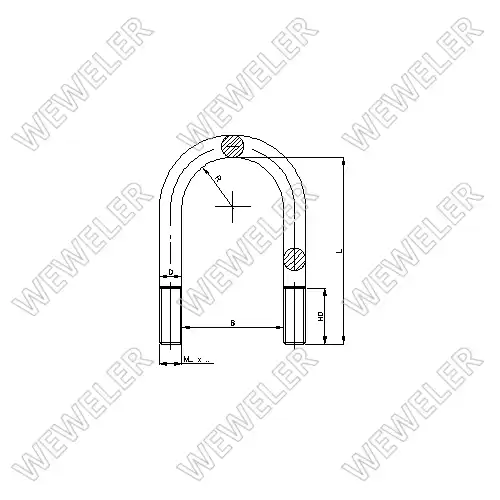 Стремянка рессоры WEWELER B124M20A051