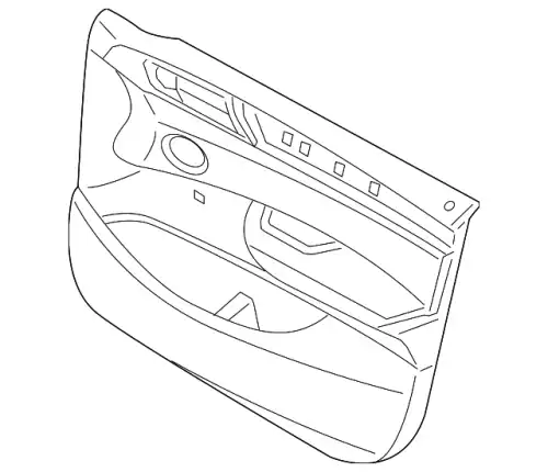 Обшивка двери иск.кожа П Пд 51417279870 BMW