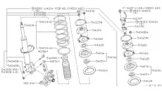 БОЛТ 40056-0W00A NISSAN
