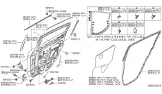 МОЛДИНГ ДВЕРИ 82821-EE40A NISSAN